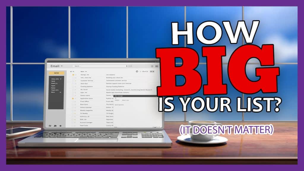 how big is your email list