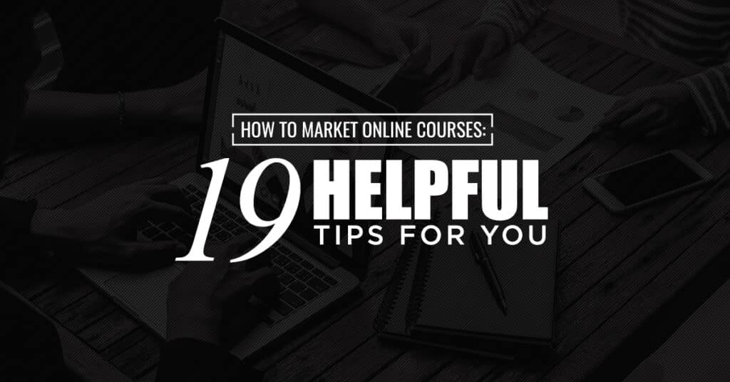 How To Market Online Courses