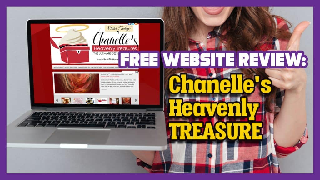 Website First Impression:  Chanelle’s Heavenly Treasures