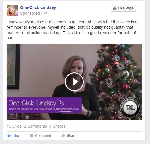 Facebook Boost Post OCL Post